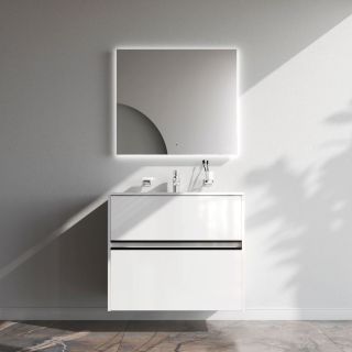 Тумба под раковину Am.Pm Sense M7BFUX0802WG 80 см белый глянец